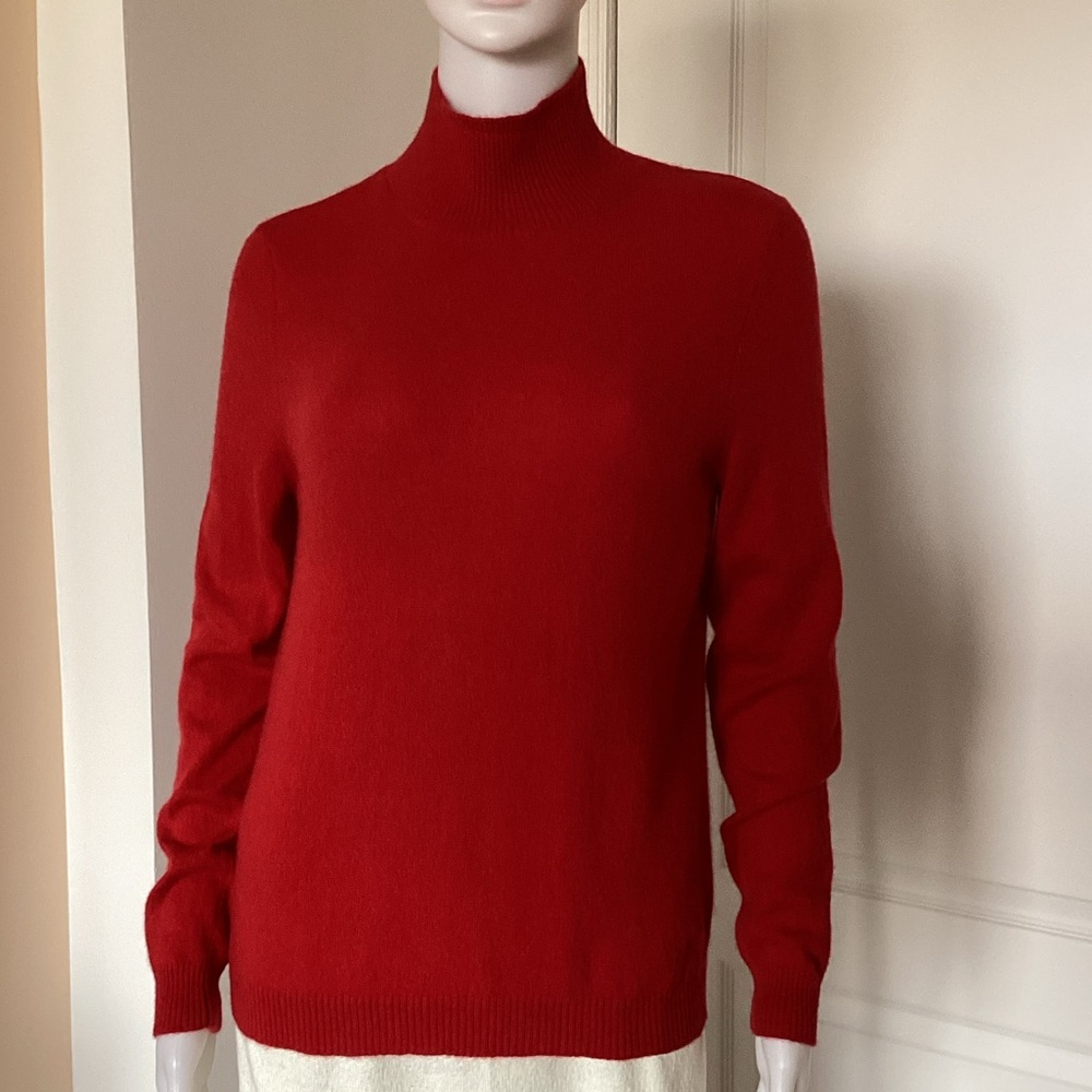 Magaschoni Red Turtleneck Sweater